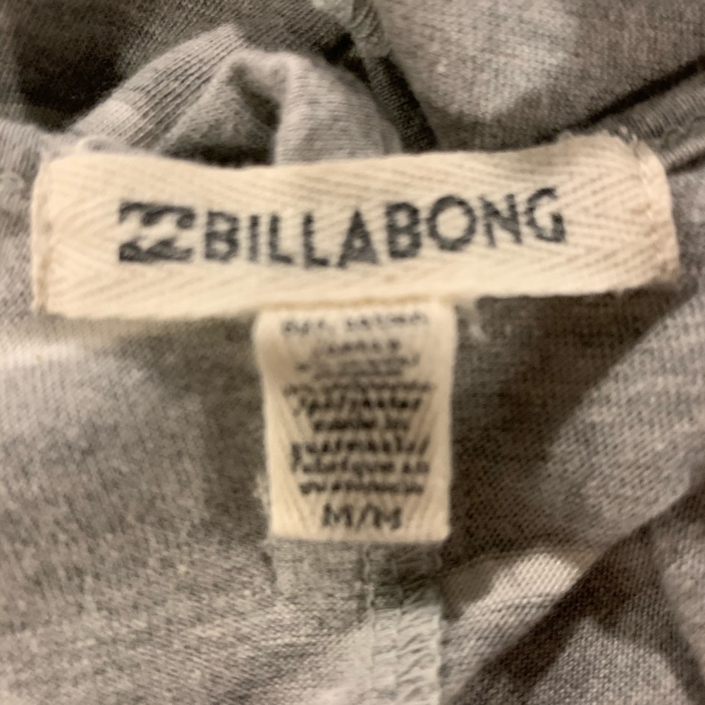 3/$10 BILLABONG gray and white stripe dress - Picture 6 of 6